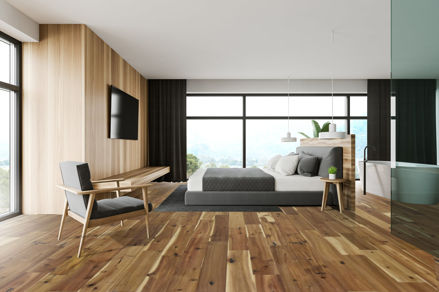 Natural - 5/8" Solid Acacia