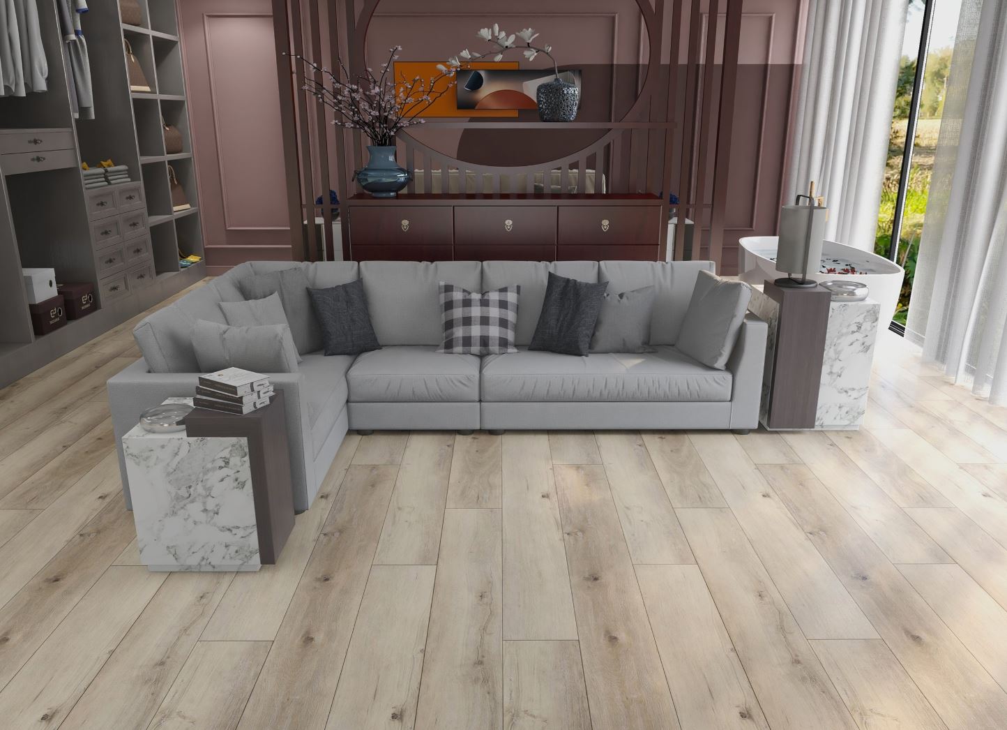 Dutch Tulip - 9" Wide - 8mm Luxury Waterproof SPC Flooring