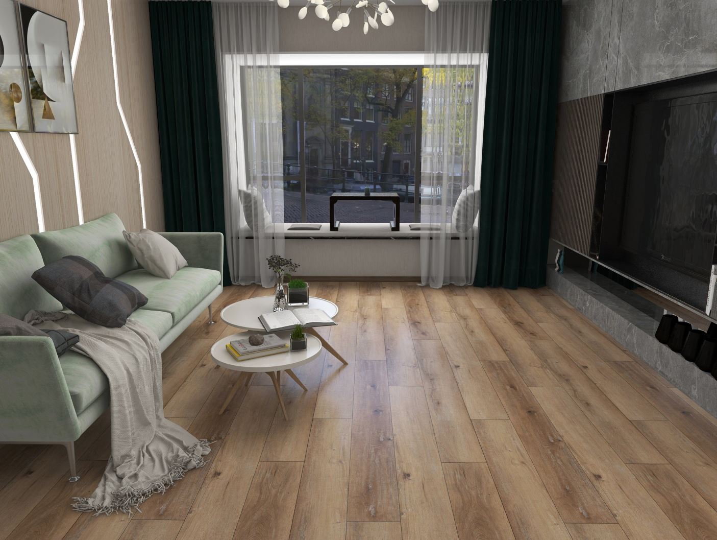 English Orchid - 9" Wide - 8mm Luxury Waterproof SPC Flooring