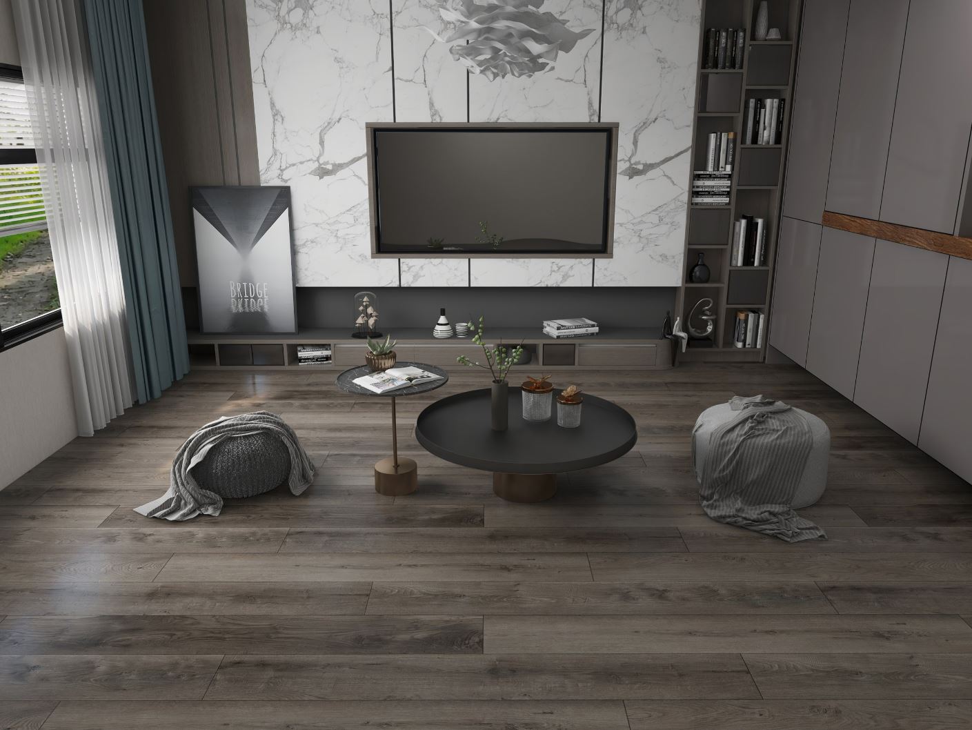 Normandy Cliff - 9" Wide - 8mm Luxury Waterproof SPC Flooring