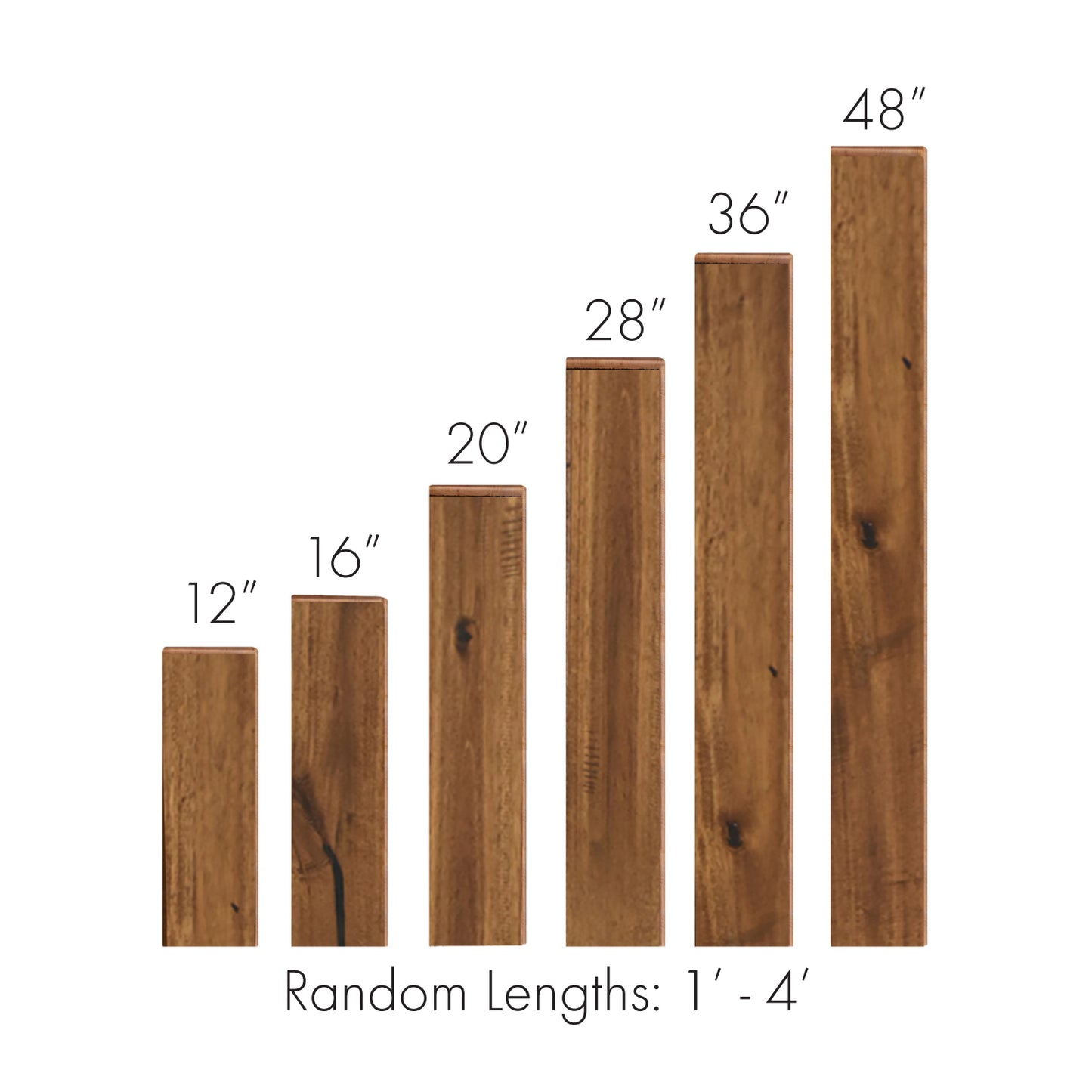 Vintage - 5/8" Solid Acacia